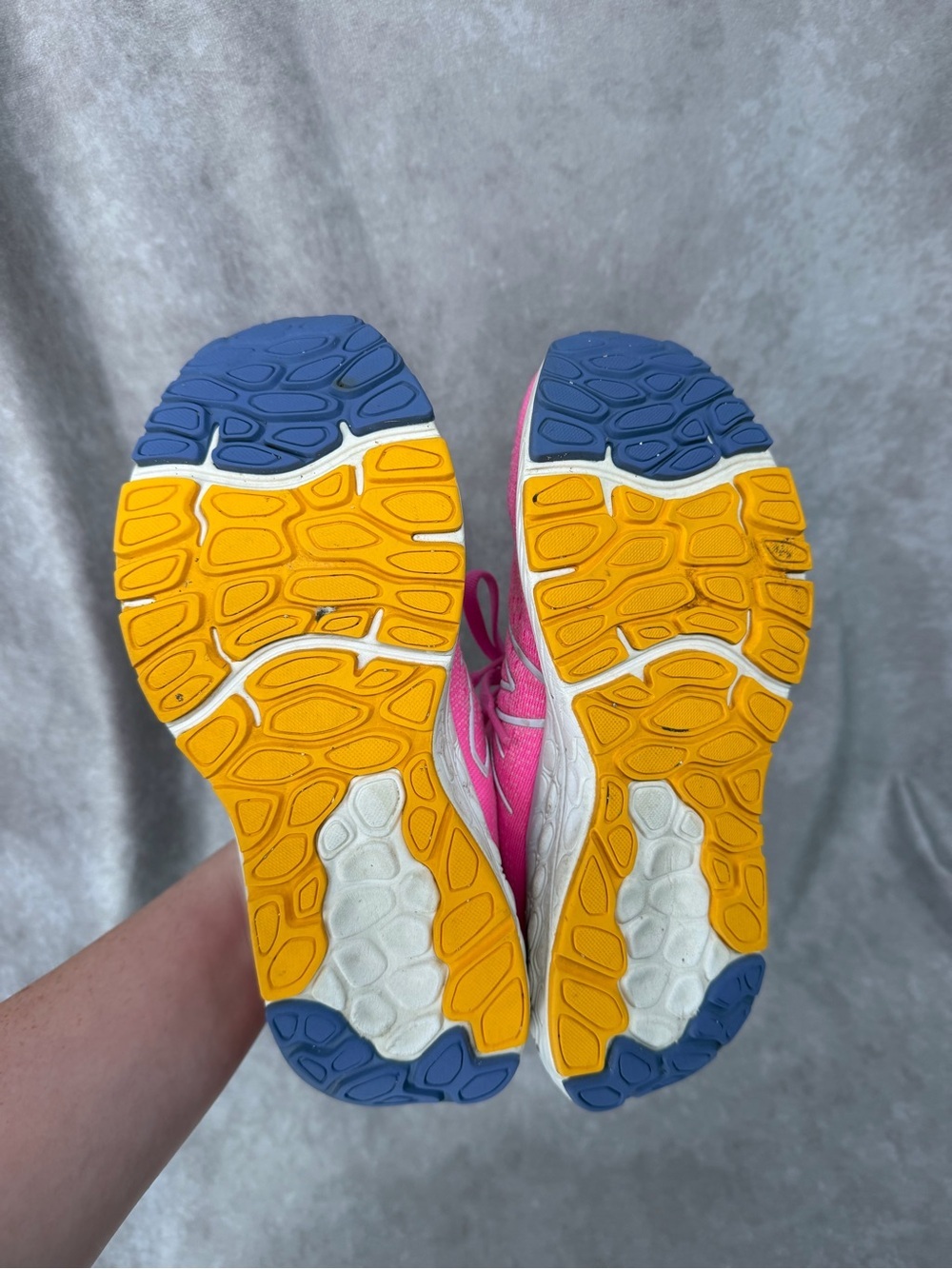 New Balance Kids Pink Fresh Foam Running Shoes 3.5 - Picture 4 of 5